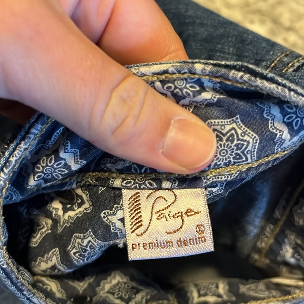 Paige Silver Lake Denim Shorts - Picture 5 of 7